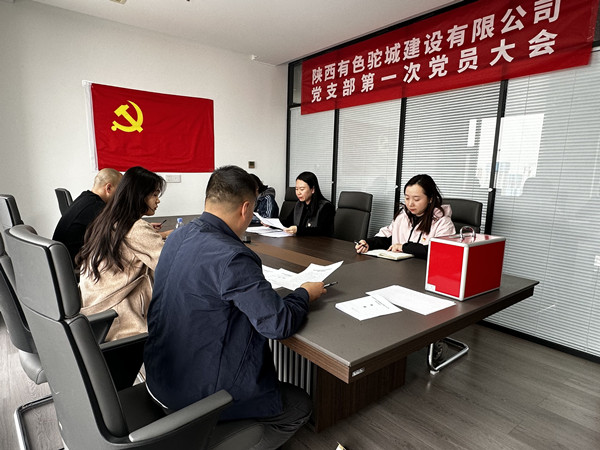 凝心聚力啟新程，有色駝城黨支部正式成立！